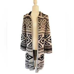 Spense Knits long cardigan sweater coat